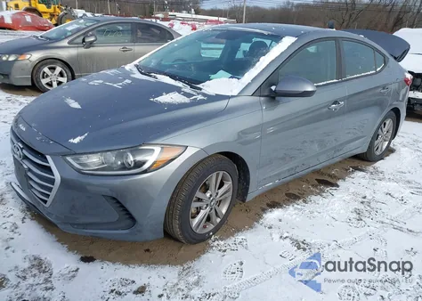 2018 Hyundai Elantra Sel из США, поврежденный, VIN KMHD84LF8JU442290